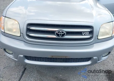 2002 Toyota Sequoia Limited V8 z USA, uszkodzony, nr VIN 5TDBT48A62S107770